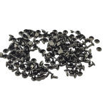 Nity zbitki dwustronne 8 / 3 / 9 mm LUX 100 sztuk czarny nikiel