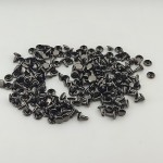 Nity zbitki dwustronne 8 / 3 / 9 mm LUX 100 sztuk czarny nikiel