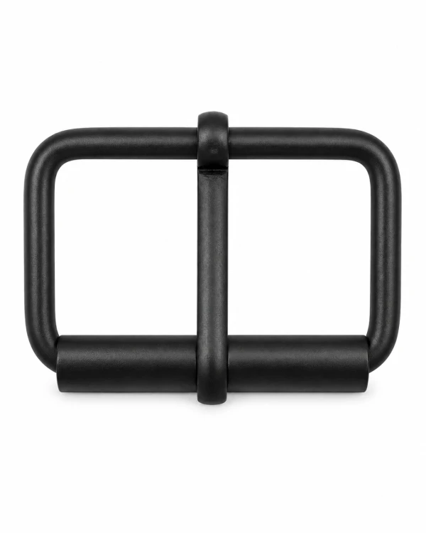 Klamra metalowa rymarska do paska 40 / 20 / 4 mm czarna 10 sztuk (9)