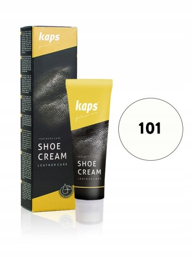 Krem w tubie do butów Kaps biały 75 ml
