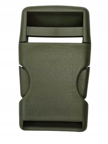 Klamra zatrzaskowa plastikowa 30 mm oliwkowa do paska - 50 szt.