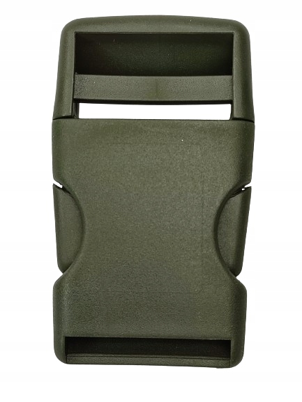 Klamra zatrzaskowa plastikowa 30 mm oliwkowa do paska - 50 szt.