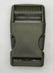 Klamra zatrzaskowa plastikowa 30 mm oliwkowa do paska - 50 szt.