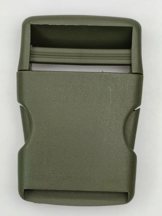 Klamra zatrzaskowa plastikowa 40 mm oliwkowa do paska - 50 szt.