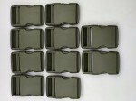 Klamra zatrzaskowa plastikowa 40 mm oliwkowa do paska - 50 szt.
