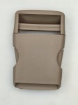 Klamra zatrzaskowa plastikowa 40 mm beżowa do paska - 50 szt.