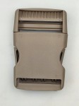 Klamra zatrzaskowa plastikowa 40 mm beżowa do paska - 50 szt.