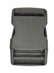 Klamra zatrzaskowa plastikowa 40 mm szara do paska - 50 szt.