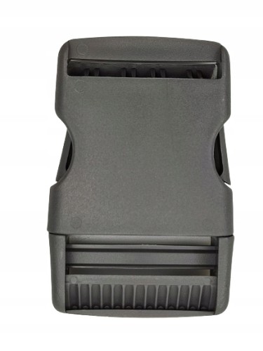 Klamra zatrzaskowa plastikowa 40 mm szara do paska - 50 szt.