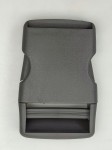 Klamra zatrzaskowa plastikowa 40 mm szara do paska - 50 szt.