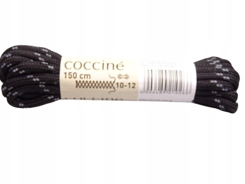 Sznurowadła sznurówki 150 cm czarno / szare