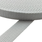 Taśma nośna polipropylenowa 20 mm x 1,3 mm jasnoszara - 10 metrów