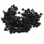 Nity zbitki jednostronne kaletnicze 8 / 3 / 9 mm czarny mat 100 szt