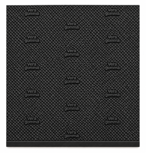 Guma 3 mm tworzywo do butów na zelówki spody 25 x 25 cm czarna