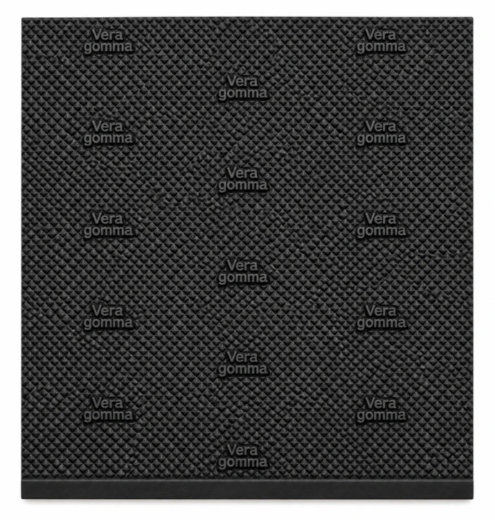 Guma 3 mm tworzywo do butów na zelówki spody 25 x 25 cm czarna