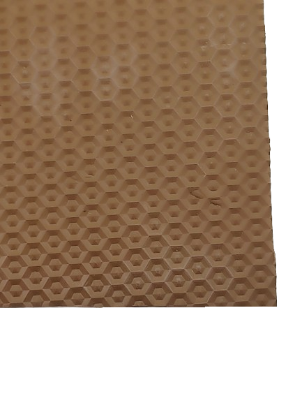 Guma Pszczółka 4 mm mocna na zelówki spody do butów 16 x 24 cm karmel