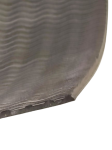 Guma obuwnicza fala 4 mm mocna na zelówki podeszwy 25 x 35 cm brązowa