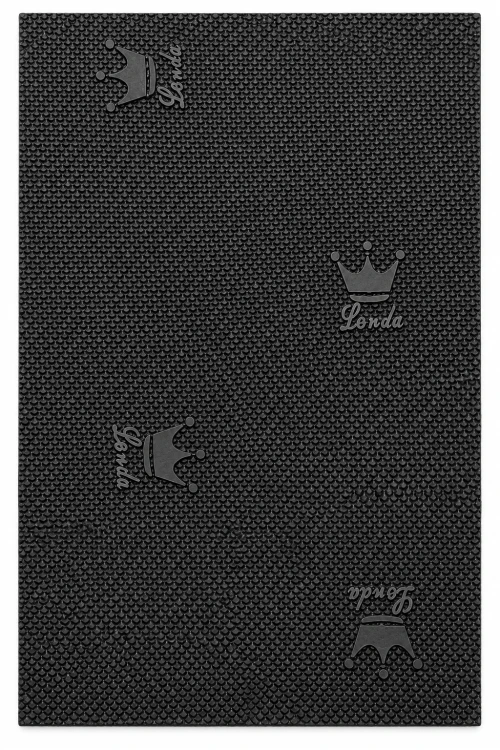 Guma obuwnicza KORONA 1,5 mm na zelówki i podeszwy 35x35 cm czarna