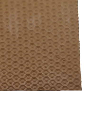 Guma Pszczółka 4 mm mocna na zelówki spody do butów 24 x 32 cm karmel