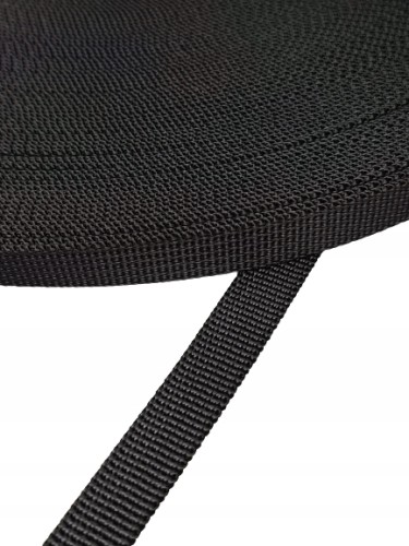 Taśma nośna MOCNA poliestrowa P10 10 mm 1 m czarna