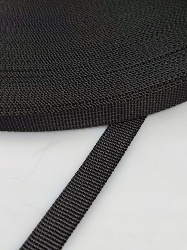 Taśma nośna MOCNA poliestrowa P10 10 mm 1 m czarna